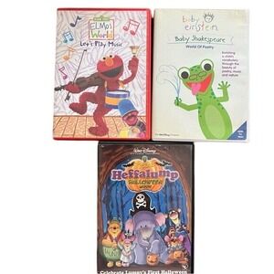 Children's DVDs - Elmo/Baby Einstein/Heffalump